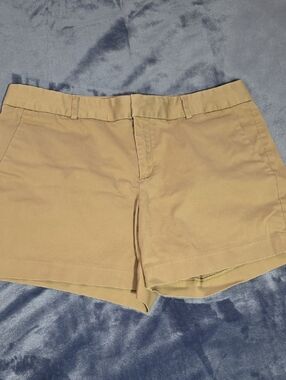 Banana Republic Tan Chino Bermuda Shorts Size 10 Women